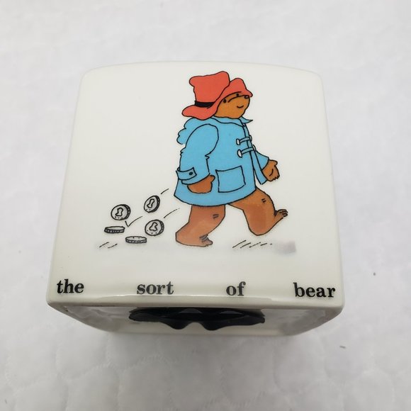 Coalport Paddington Bear Square Childrens Bank Bone China Made in England - Picture 2 of 8